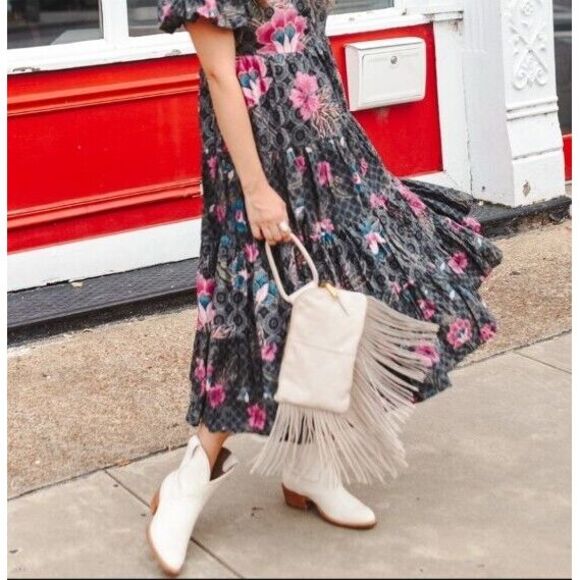 Tecovas The‎ Penny Womens Cowboy Ankle Boots Bone white Size 7. 5 B - Picture 2 of 11